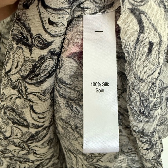 Marissa Webb Grey Silk Ruffle Tiered Midi Dress Size XS Victorian Goth Romantic - Picture 9 of 10